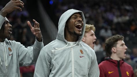 Bronny James in attendance for USC opener in Las Vegas, and LeBron James hopes for a comeback